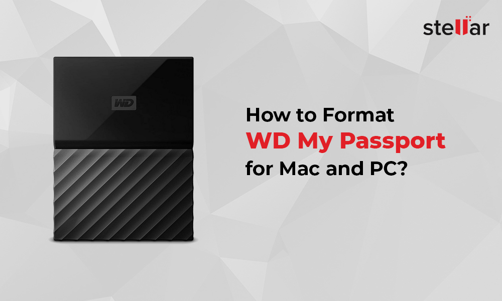 reformat a wd my passport for mac?
